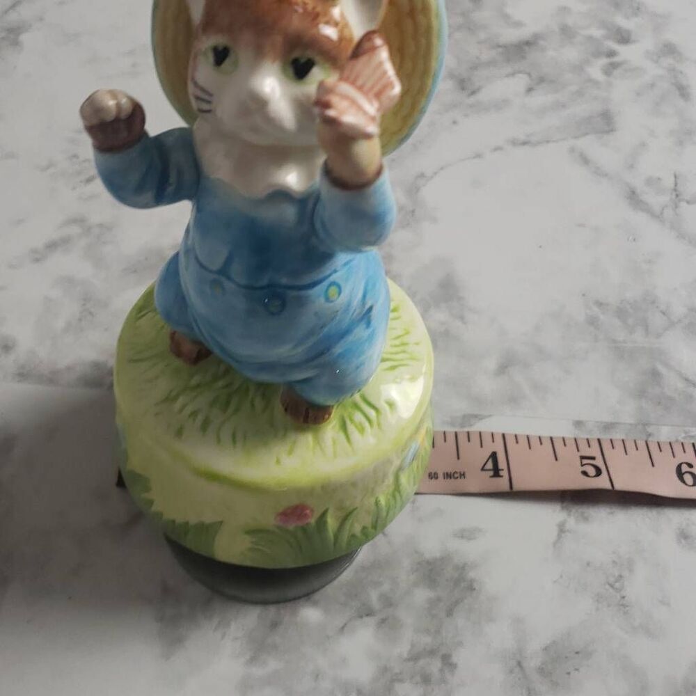 1988 Tom Kitten Schmid Music‎ Collectible Beatrix Potter. - Picture 8 of 10